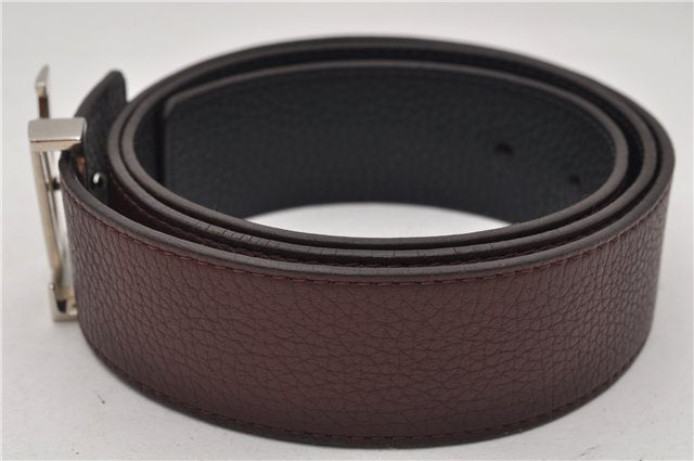 Authentic Louis Vuitton Taurillon Ceinture LV Initial Belt 37.4