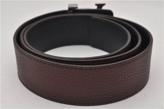 Authentic Louis Vuitton Taurillon Ceinture LV Initial Belt 37.4