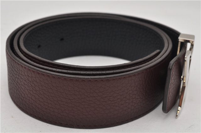 Authentic Louis Vuitton Taurillon Ceinture LV Initial Belt 37.4