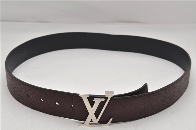 Authentic Louis Vuitton Taurillon Ceinture LV Initial Belt 37.4