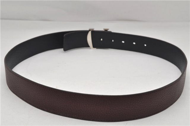 Authentic Louis Vuitton Taurillon Ceinture LV Initial Belt 37.4