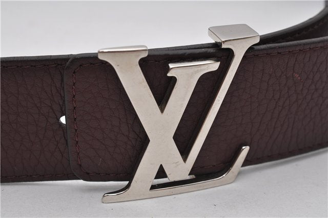 Authentic Louis Vuitton Taurillon Ceinture LV Initial Belt 37.4