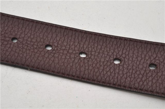 Authentic Louis Vuitton Taurillon Ceinture LV Initial Belt 37.4