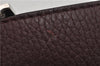 Authentic Louis Vuitton Taurillon Ceinture LV Initial Belt 37.4" Bordeaux 9150E