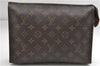 Auth Louis Vuitton Monogram Poche Toilette 26 Cosmetics Pouch Old Model LV 9152D