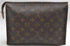 Auth Louis Vuitton Monogram Poche Toilette 26 Cosmetics Pouch Old Model LV 9152D