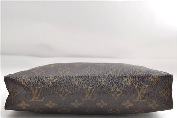 Auth Louis Vuitton Monogram Poche Toilette 26 Cosmetics Pouch Old Model LV 9152D