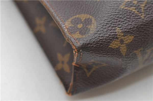 Auth Louis Vuitton Monogram Poche Toilette 26 Cosmetics Pouch Old Model LV 9152D