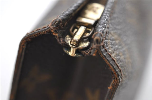 Auth Louis Vuitton Monogram Poche Toilette 26 Cosmetics Pouch Old Model LV 9152D