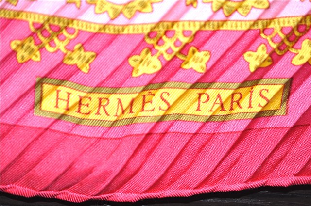 Authentic HERMES Pleats Scarf 