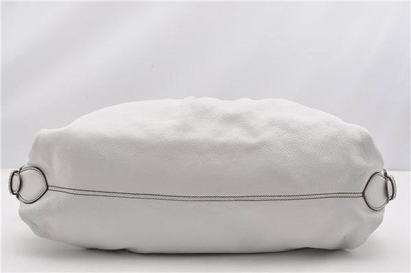 Authentic FENDI BORSA HOBO DOCTOR Vintage Shoulder Hand Bag Leather White 9157F