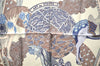 Authentic HERMES Carre 90 Scarf "ART des STEPPES" Silk Blue 9169E