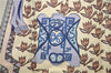 Authentic HERMES Carre 90 Scarf "ART des STEPPES" Silk Blue 9169E