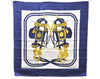 Authentic HERMES Carre 90 Scarf "BRIDES de GALA par" Silk Navy Paper Bag 9170D