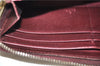 Authentic GUCCI Lovely Heart GG PVC Long Wallet 295671 Purple 9172C