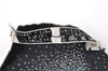 Authentic HERMES Carre 90 Scarf "FEUX D'ARTIFICE" Silk Black 9175C