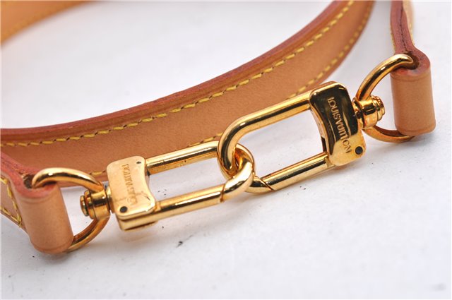 Authentic Louis Vuitton Leather Shoulder Strap Beige 38.2