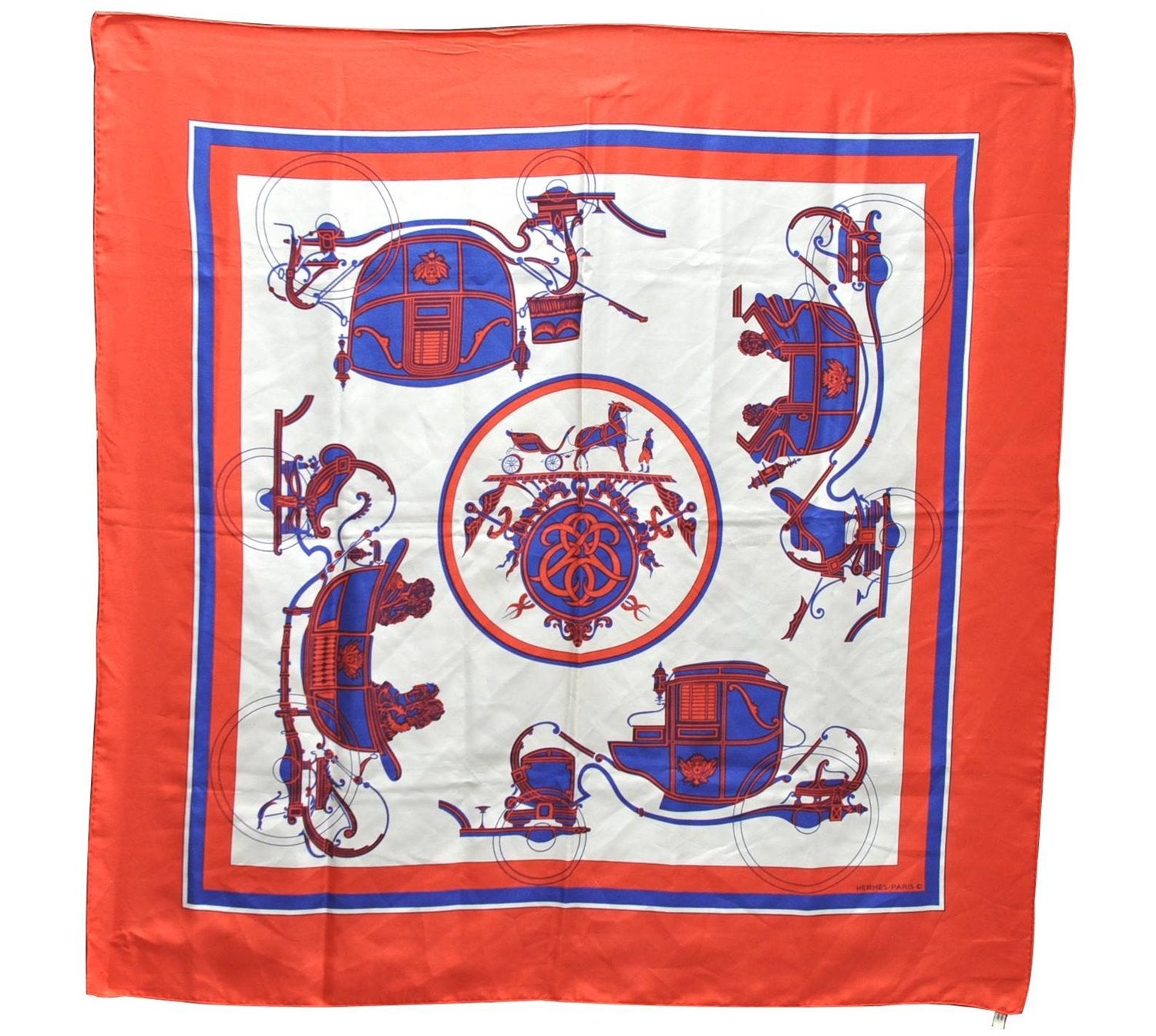 Authentic HERMES Carre 90 Scarf 