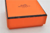 Authentic HERMES Scarf Ring Atame Circle Knot Design Gold Tone Box 9176E