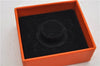 Authentic HERMES Scarf Ring Atame Circle Knot Design Gold Tone Box 9176E