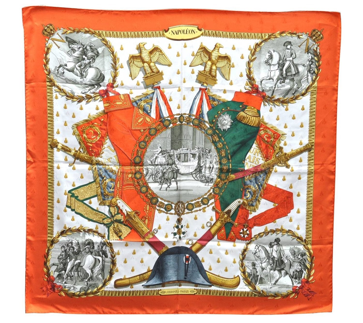 Authentic HERMES Carre 90 Scarf 