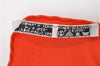 Authentic HERMES Carre 90 Scarf "NAPOLEON" Silk Orange 9179C