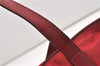 Authentic PRADA Vintage Nylon Tessuto Leather Shoulder Hand Bag Purse Red 9179F