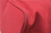 Authentic PRADA Vintage Nylon Tessuto Leather Shoulder Hand Bag Purse Red 9179F