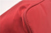 Authentic PRADA Vintage Nylon Tessuto Leather Shoulder Hand Bag Purse Red 9179F