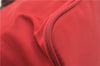 Authentic PRADA Vintage Nylon Tessuto Leather Shoulder Hand Bag Purse Red 9179F