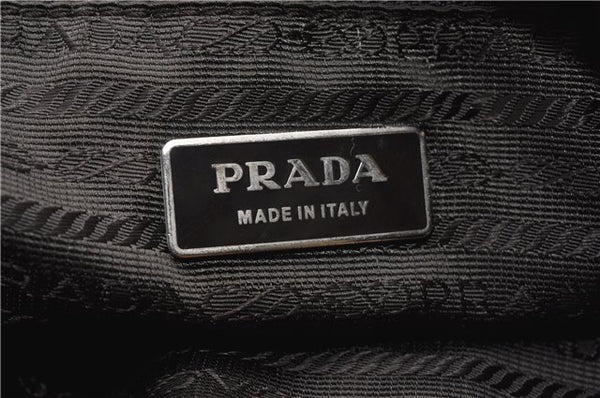 Authentic PRADA Vintage Nylon Tessuto Leather Shoulder Hand Bag Purse Red 9179F