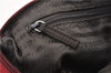 Authentic PRADA Vintage Nylon Tessuto Leather Shoulder Hand Bag Purse Red 9179F