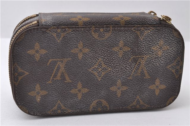 Authentic Louis Vuitton Monogram Trousse Blush PM Cosmetic Pouch M47510 LV 9182C