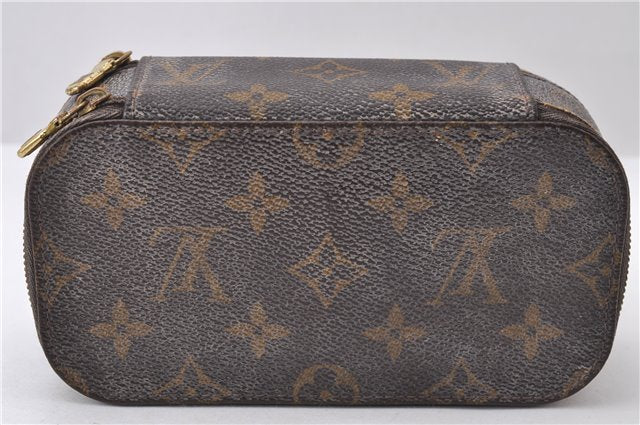 Authentic Louis Vuitton Monogram Trousse Blush PM Cosmetic Pouch M47510 LV 9182C