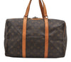 Authentic Louis Vuitton Monogram Sac Souple 35 Hand Boston Bag M41626 LV 9183F