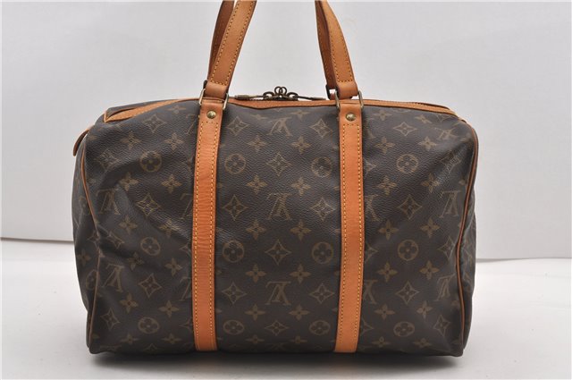 Authentic Louis Vuitton Monogram Sac Souple 35 Hand Boston Bag M41626 LV 9183F