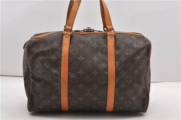 Authentic Louis Vuitton Monogram Sac Souple 35 Hand Boston Bag M41626 LV 9183F