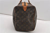 Authentic Louis Vuitton Monogram Sac Souple 35 Hand Boston Bag M41626 LV 9183F