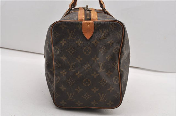 Authentic Louis Vuitton Monogram Sac Souple 35 Hand Boston Bag M41626 LV 9183F