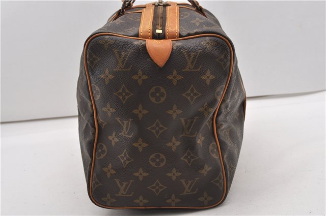 Authentic Louis Vuitton Monogram Sac Souple 35 Hand Boston Bag M41626 LV 9183F