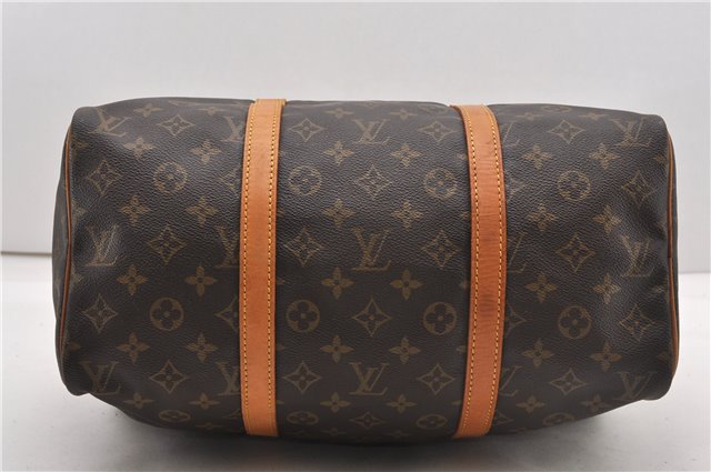 Authentic Louis Vuitton Monogram Sac Souple 35 Hand Boston Bag M41626 LV 9183F