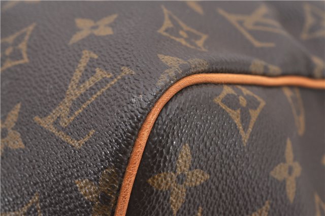 Authentic Louis Vuitton Monogram Sac Souple 35 Hand Boston Bag M41626 LV 9183F