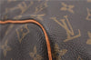 Authentic Louis Vuitton Monogram Sac Souple 35 Hand Boston Bag M41626 LV 9183F