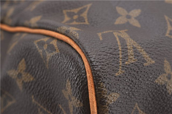 Authentic Louis Vuitton Monogram Sac Souple 35 Hand Boston Bag M41626 LV 9183F