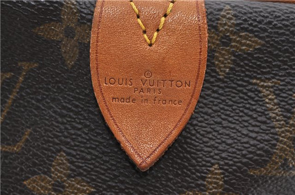 Authentic Louis Vuitton Monogram Sac Souple 35 Hand Boston Bag M41626 LV 9183F