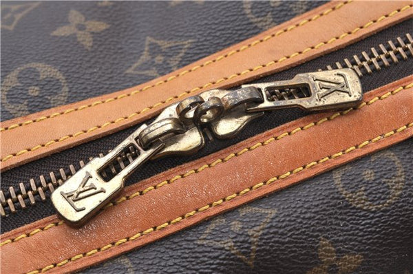 Authentic Louis Vuitton Monogram Sac Souple 35 Hand Boston Bag M41626 LV 9183F