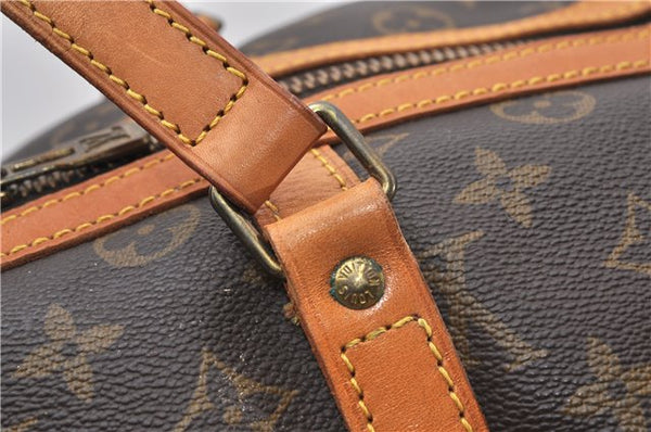 Authentic Louis Vuitton Monogram Sac Souple 35 Hand Boston Bag M41626 LV 9183F