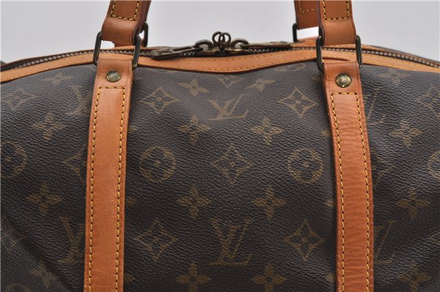 Authentic Louis Vuitton Monogram Sac Souple 35 Hand Boston Bag M41626 LV 9183F