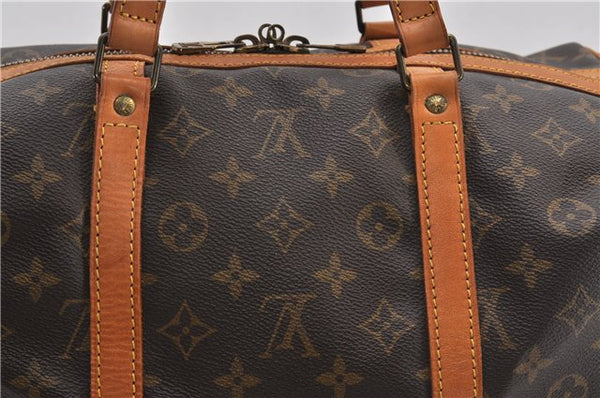 Authentic Louis Vuitton Monogram Sac Souple 35 Hand Boston Bag M41626 LV 9183F