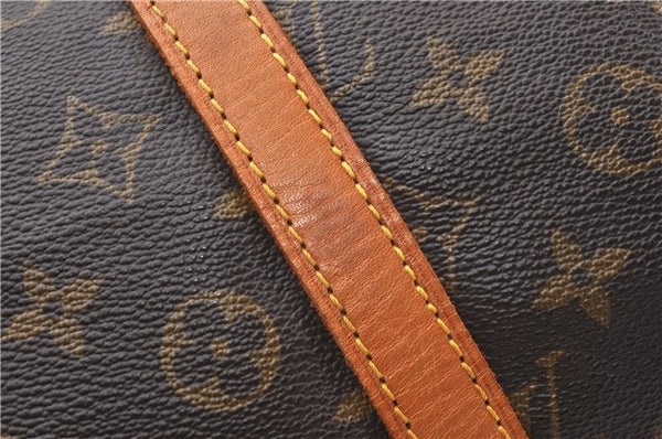 Authentic Louis Vuitton Monogram Sac Souple 35 Hand Boston Bag M41626 LV 9183F